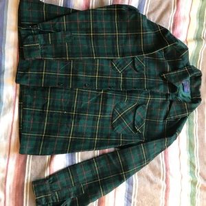Green Pendleton Flannel
